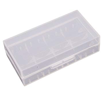 Plastic Storage Case for 18650 Battery